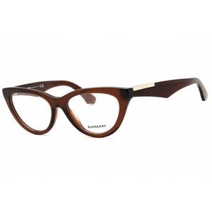 NWT Burberry 0BE2418U Transparent Dark Cat Eye 51mm Eyeglasses